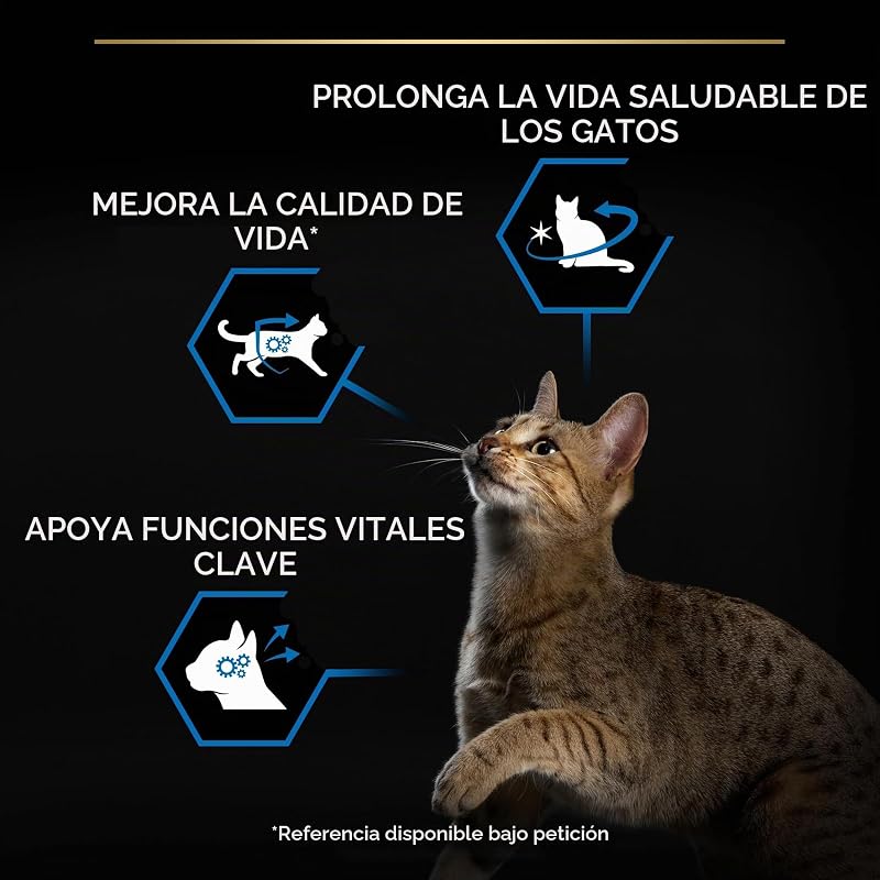 ® Ração seca sénior 7+ LONGEVIS® Rica em Salmão para Gatos, 3 kg