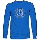 Chelsea FC Color Badge Cotton Long Sleeve T-Shirt - Royal
