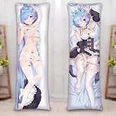 AnimeLull Anime Body Pillow Cover, 59 x 19.6 in | Soft Peach Skin Fabric, Double-Sided HD Print, Custom Design Available, Pillow Cover Only