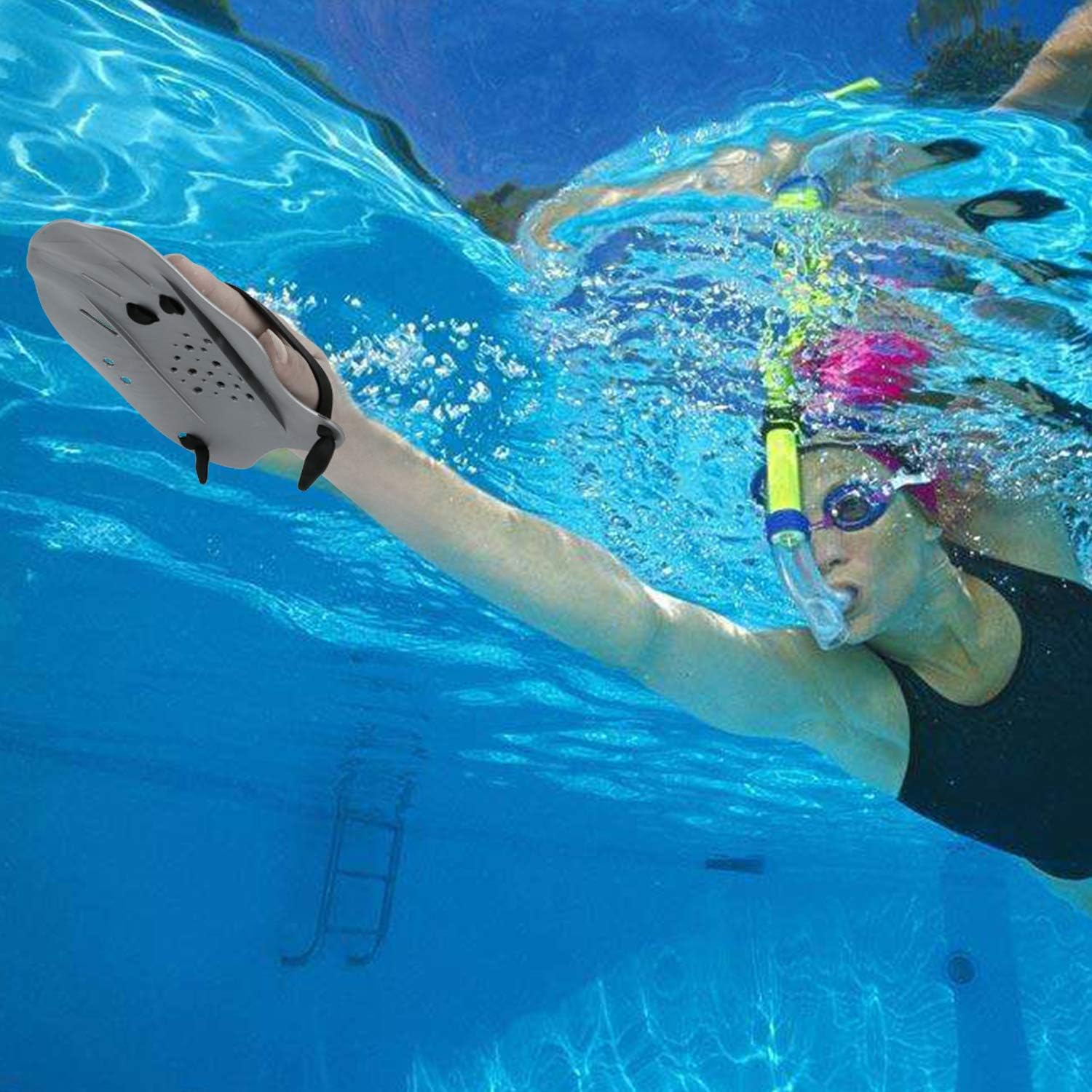 Contour Swim Paddles Hand, Swim Training Hand Paddles with Adjustable Straps, Swimming Hand Paddles for Women and Men : Sports & Outdoors