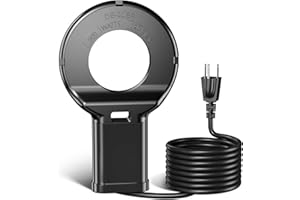 JXJHOVV 500W Submersible Cast Aluminum De-Icer – Thermostatic Chicken Water Heater for Livestock Tanks & Winter Bird Baths, Energy-Efficient Anti-Freeze Utility Heater, Black