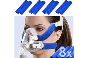 8 Pack CPAP Headgear Strap Covers, Universal and Reusable CPAP Strap Covers, Soft-Fleece Strap Pads for Reduce Red Marks, Great Value Kit Supplies by Medihealer