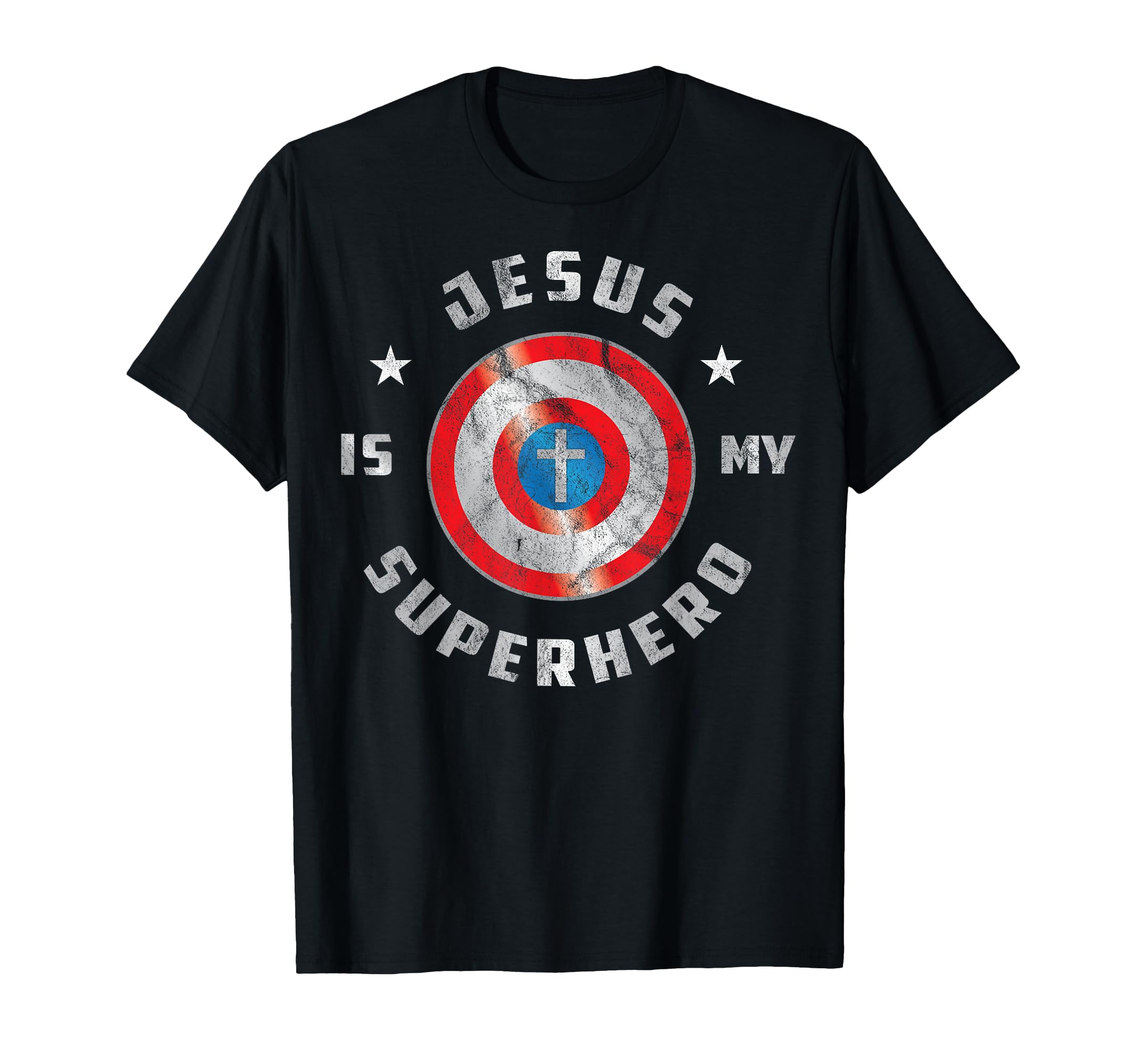 Photo 1 of ** WHITE ** Jesus is My Superhero Fun Christian Religious T-Shirt S