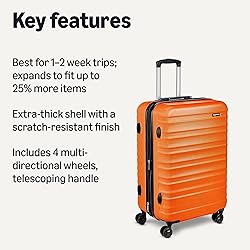 Amazon Basics 26" Hardside Medium Checked