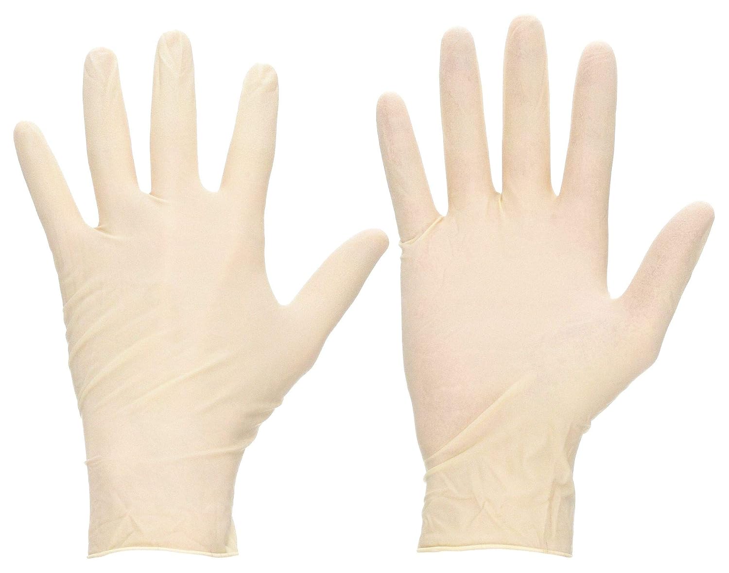 Disposable Gloves, Latex, XS, Natural, PK100 Industrial