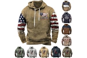 APIVOE Hoodies for Men Western Aztec Ethnic Hooded Sweatshirts Crewneck Graphic Hoodie Pullover Casual Lightweight Sweatshirt