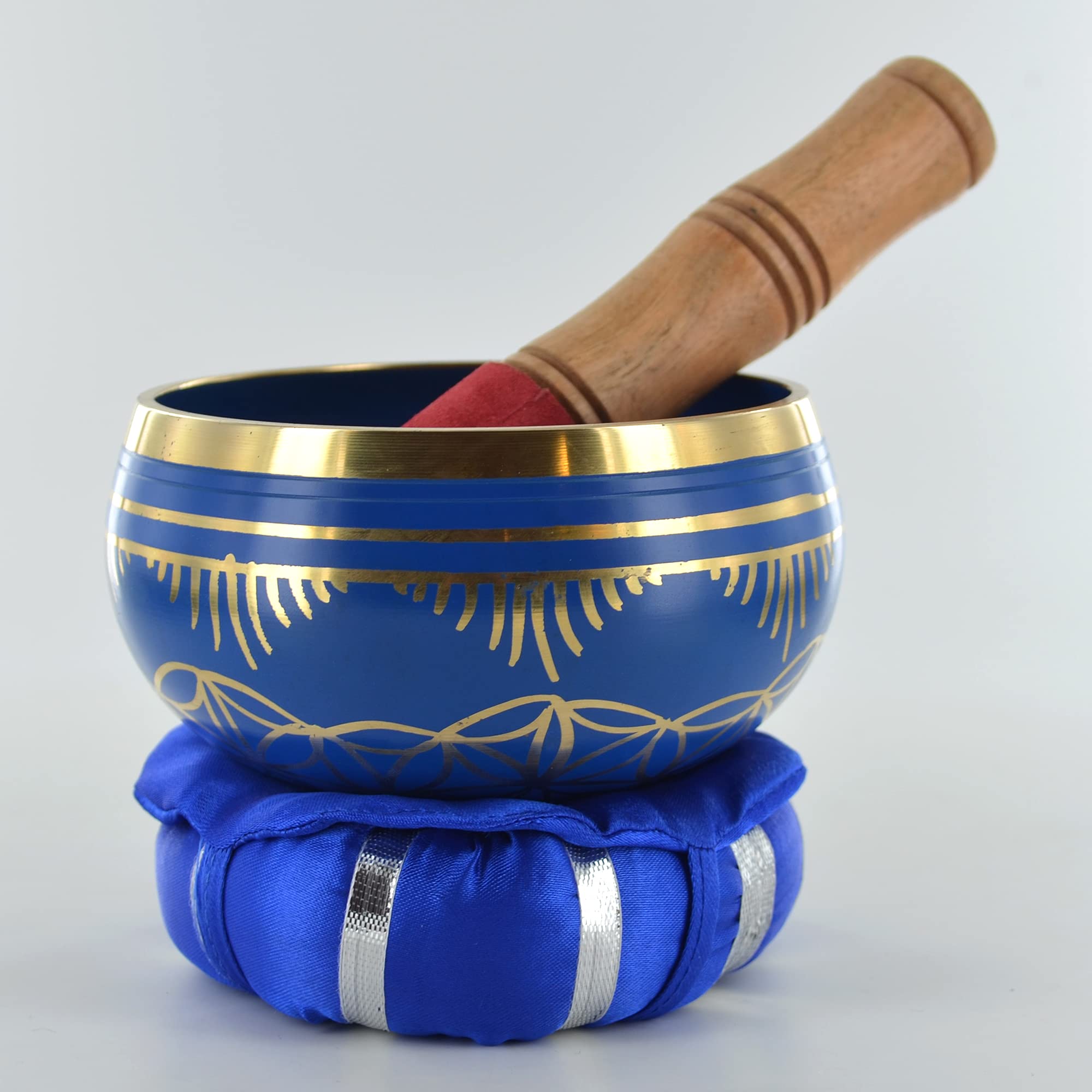 Flower of Life Singing Bowl Home Decor H11cm