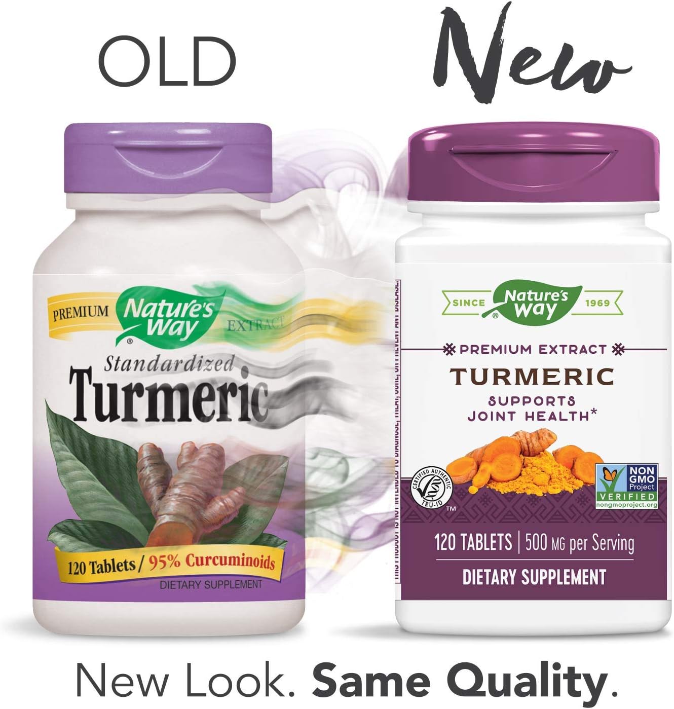 Nature's Way Premium Turmeric Extract, 500 mg per serving, 120 Capsules (Packaging May Vary): Health & Personal Care