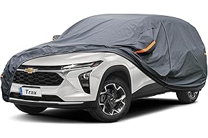 GUNHYI Premium Car Cover Custom Fit Chevrolet Chevy Trax (1913-2024), 16 Layers Heavy Duty Car Cover Waterproof All Weather with Zipper Door for Sun Rain Snow Dust Uv Protection