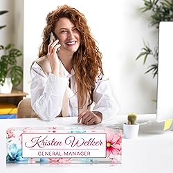 Custom Office Name Plate for Desk - Desk Name Plate
