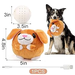 BABORUI Interactive Dog Toys Puppy, Jumping Squeaky