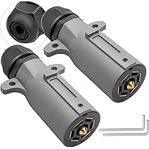 NEW SUN USCAR To 7-Way RV Blade Trailer Connector - Waterproof 7 Pin Wiring Harness For Chevy, Ford, GMC Trucks