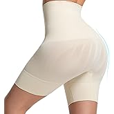PRETTYWELL Shapewear Shorts for Women Tummy Control, Seamless Body Shaper High Waisted Girdle Butt Lifter Shorts