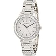 Fossil Women's Jesse Stainless Steel Crystal-Accented Dress Quartz Watch