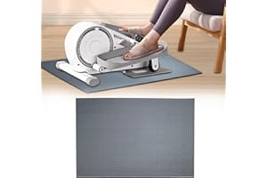 XNBXYS Non-Slip Mat for Ellipse Leg Exerciser Machine, Apply to Under Desk Elliptical Peddler While Sitting, Perfect for Electric Seated Foot Pedal Exerciser, Enhanced Stability & Floor Protection