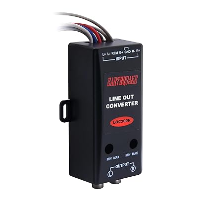 Earthquake Sound LOC300R 2-Channel Adjustable Line Output Converter Hi to Low