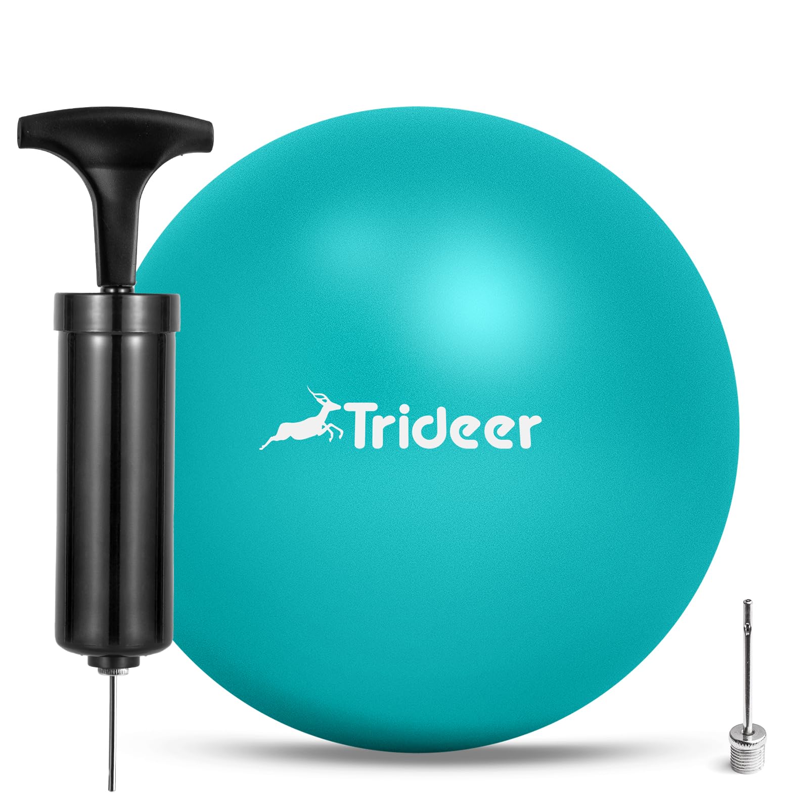 Photo 1 of Trideer Pilates Ball - 7-8 inch with Pump, Small Core Ball for Yoga, Barre, Physical Therapy