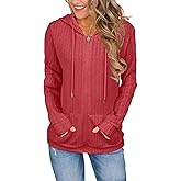 JomeDesign Sweaters for Women Long Sleeve Sweatshirt Fashion Hoodies Zip Up Loose Casual Fall Tops S-XXL