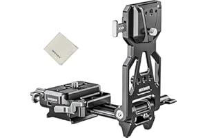 NEEWER PS015 PRO V Mount Battery Plate with Arca Type Quick Release Plate & Cleaning Cloth, Foldable V Lock Mounting Adapter 