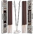 Trumiri Incense Sticks - Combo Pack of 40 Insence-Sticks - 20 Vanilla + 20 Cinnamon - Insenses - Insents - Incents - Inscense - Incence - Incienso - All Natural Incense Sticks