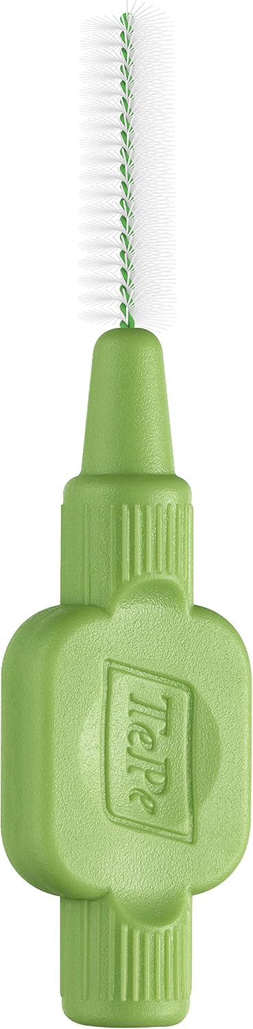 TePe Green 0.8mm Interdental Brush 25 Value Pack, 25 Count (Pack of 1)