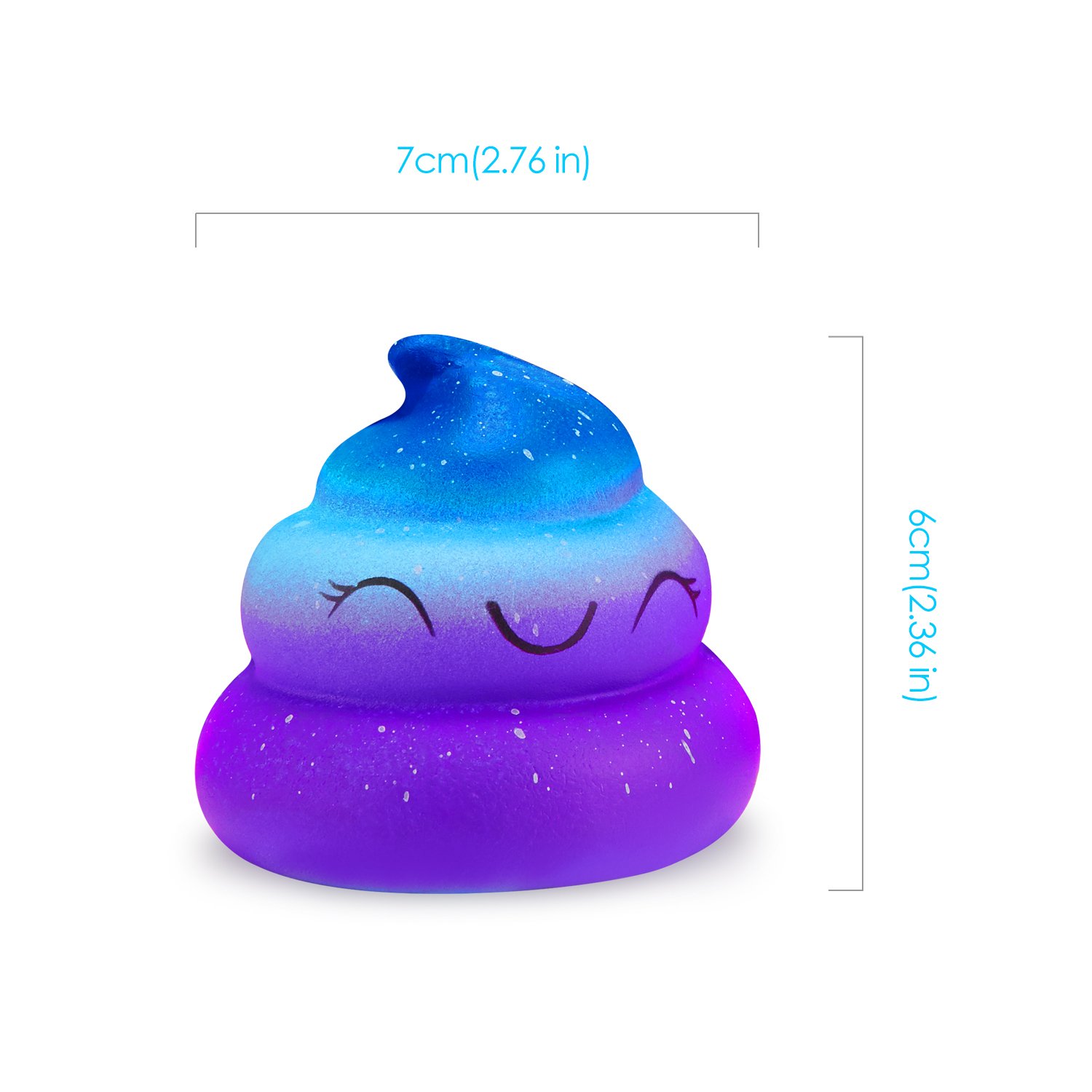 Cute Squishy Super Jumbo Squishies toy Scented Slow Rising Rare Fun Colorful Slow Rising Toy decorative props Large or Stress Relief (2 PACK) …