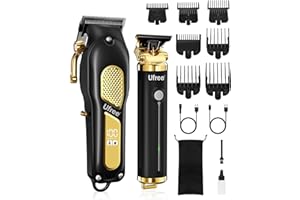 Ufree Hair Clippers for Men, Clippers and Trimmers Set, Cordless Barber Clippers, Grooming Kit, Gifts for Men