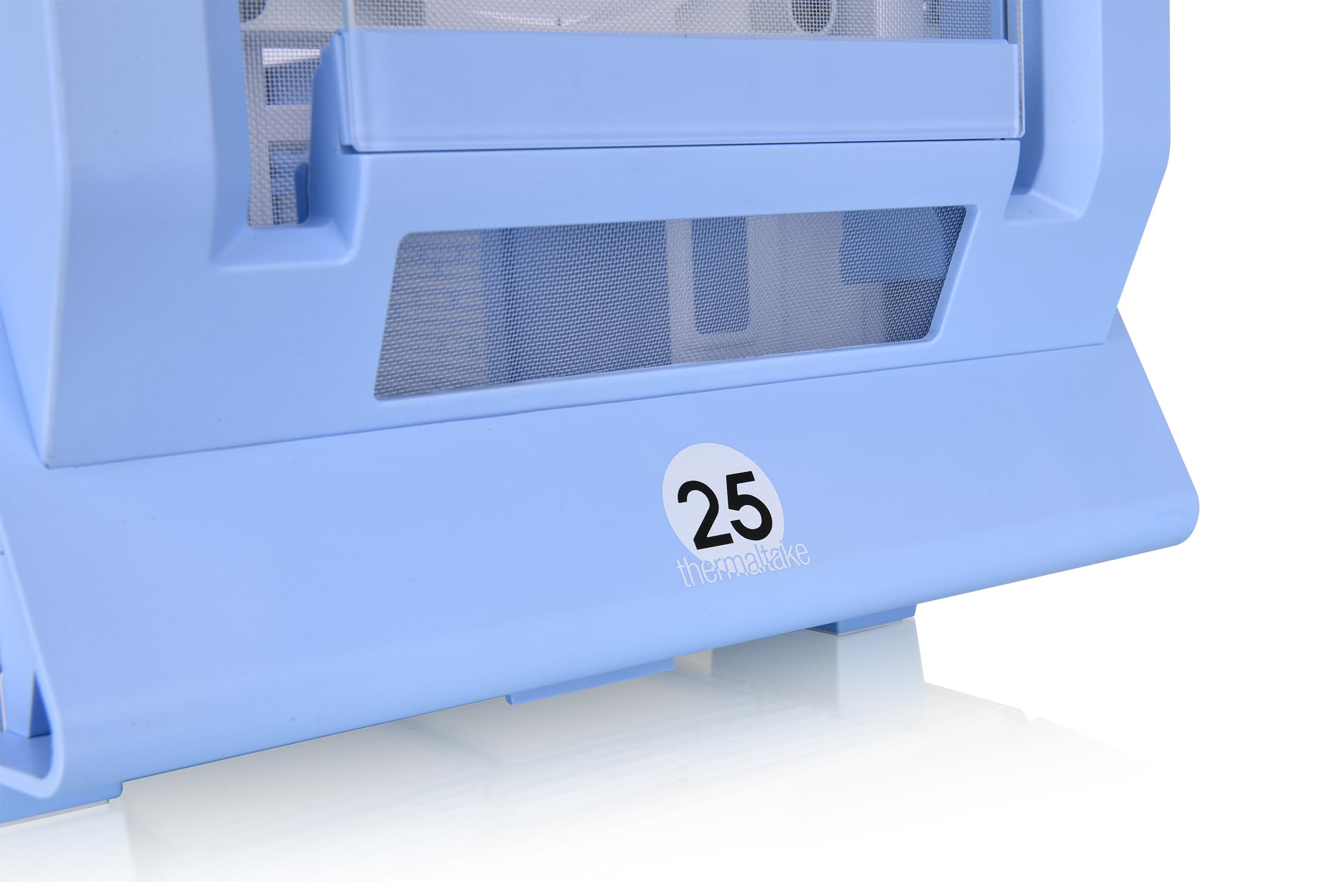 Thermaltake Ceres 350 MX | ATX Midi-Tower | 2 Frontpanels (Tempered Glass/Mesh) | Hidden-Connector Support | 2X 140mm ARGB | USB-C | leiser Airflow (Hydrangea Blue) 3