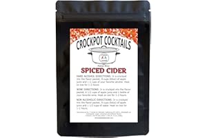 2 FRIENDS & A BLENDER Spiced Cider Hot Drink Mix - Crockpot Cocktails - Hard Alcohol, Wine, Non-Alcoholic. Makes 80oz
