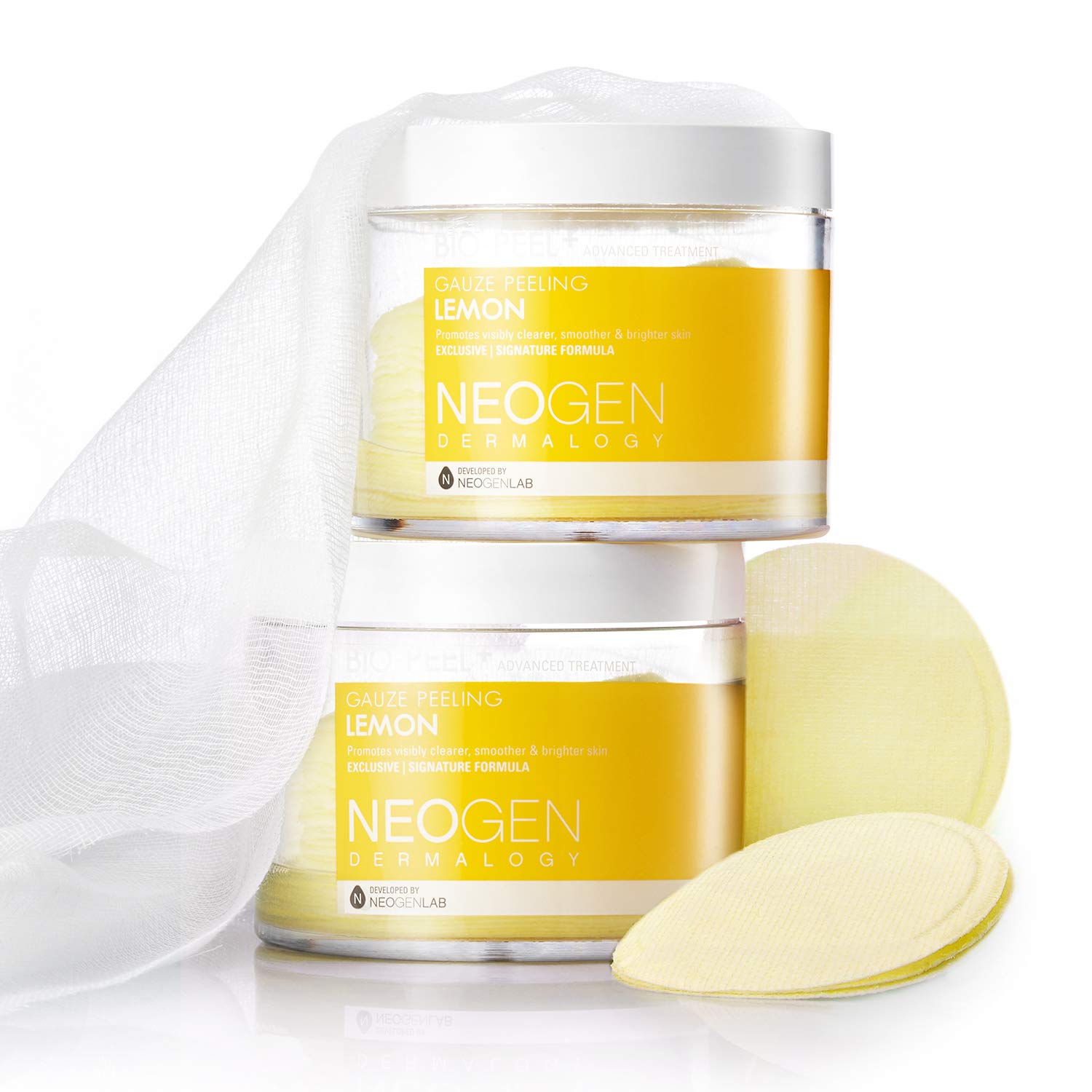 DERMALOGY by NEOGENLAB Bio-Peel Gauze Peeling Pads, Lemon, 30 Count: Premium Beauty