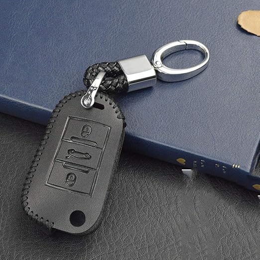 Portachiavi In Pelle E Lega Di Zinco - Confezione Da 2 Pezzi Per Auto, Uomo E Donna - Foto 10