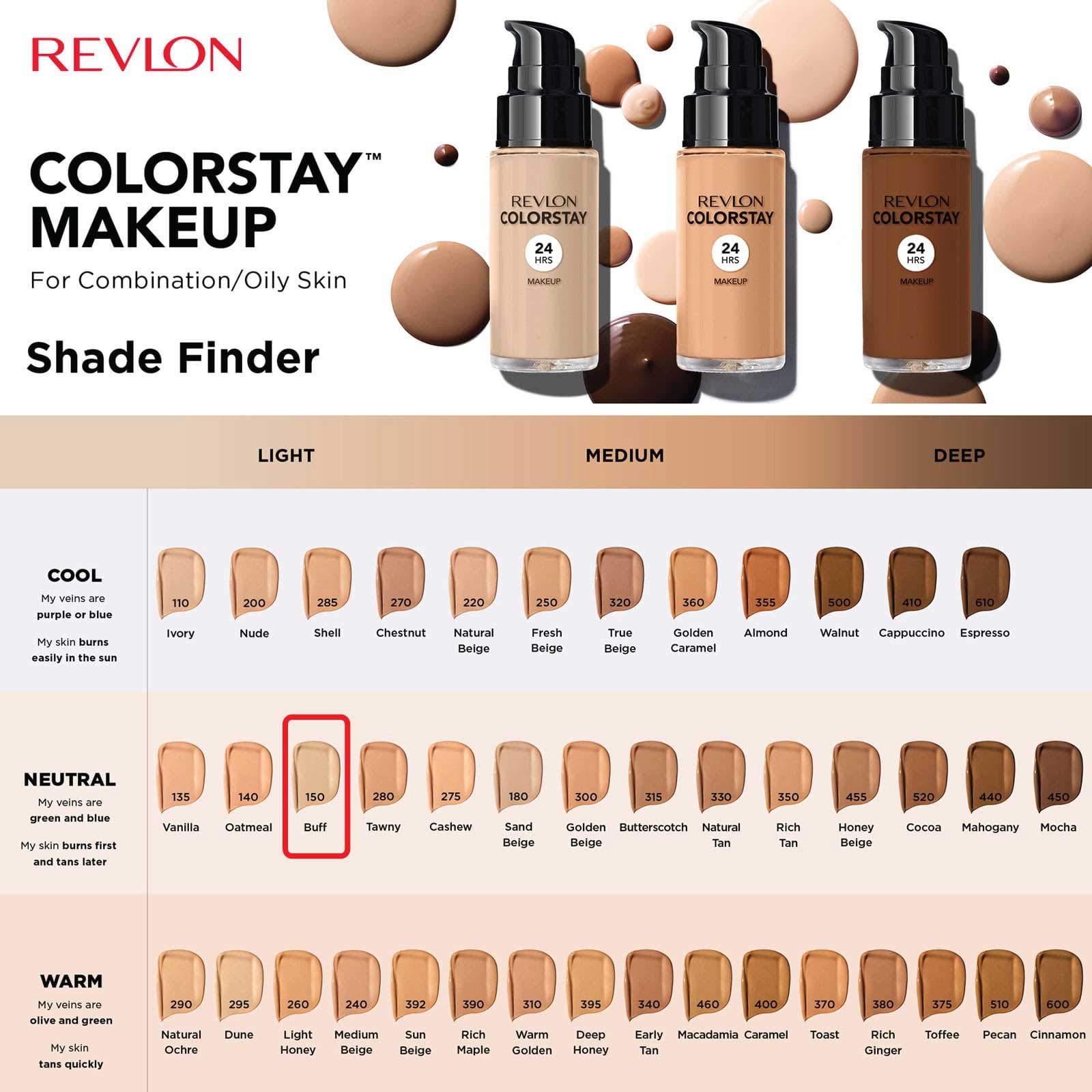 Mua Revlon レブロン リキッド ファンデーション カラーステイ メイクアップ ノーマル肌 混合肌用 30ml カラー 150 並行輸入品 Tren Amazon Nhật Chinh Hang 21 Fado