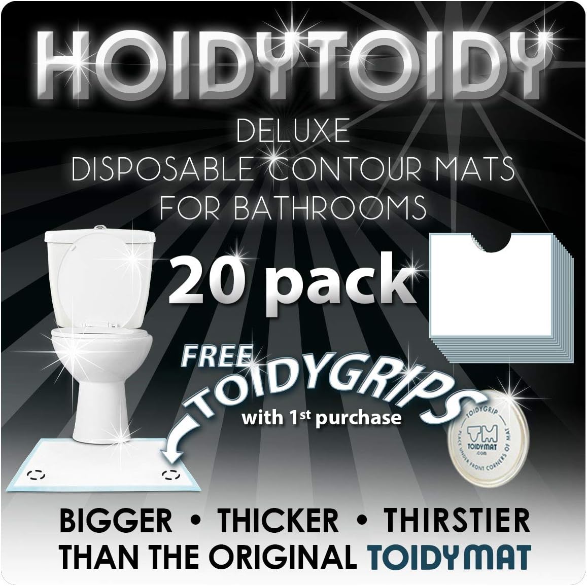 Amazon Com Hoidytoidy Mats By Toidymat 20 Deluxe Disposable