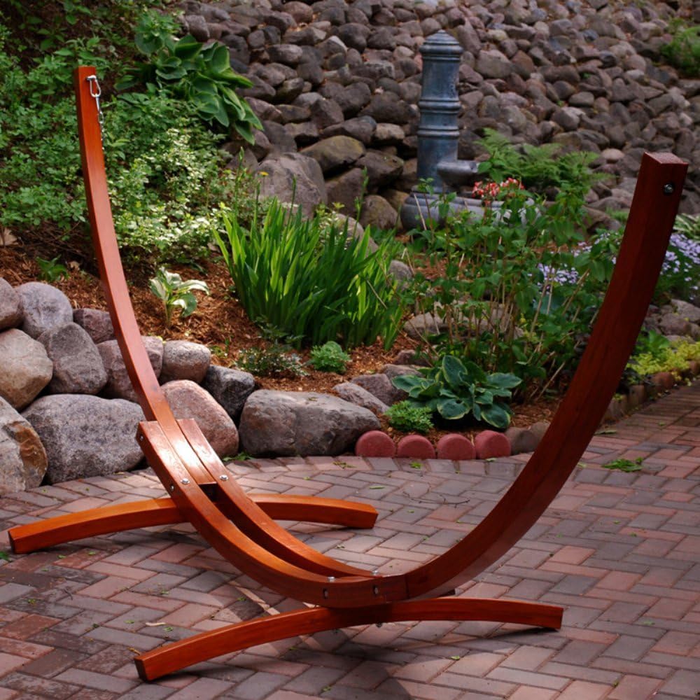 Algoma Net Company 4710C Wood Arc Frame, 325 lbs. Cap /12' L, Natural