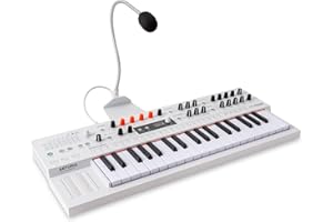 Arturia MiniFreak 37 Key Polyphonic 6-Voice Hybrid Synthesizer Keyboard (White, MiniFreak Vocoder)