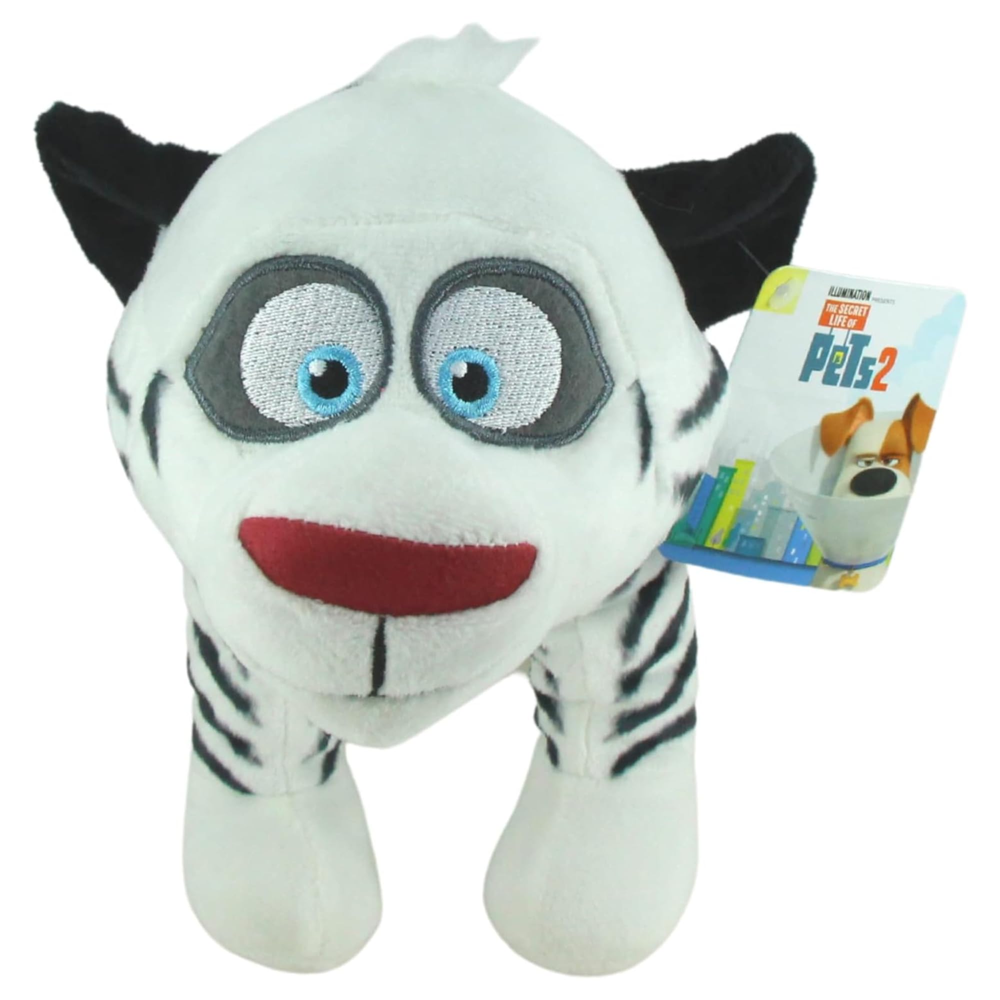 Secret Life Of Pets 2-25cm 10" - Super Soft Gift Quality Plush - Hu White Tiger Soft Toy