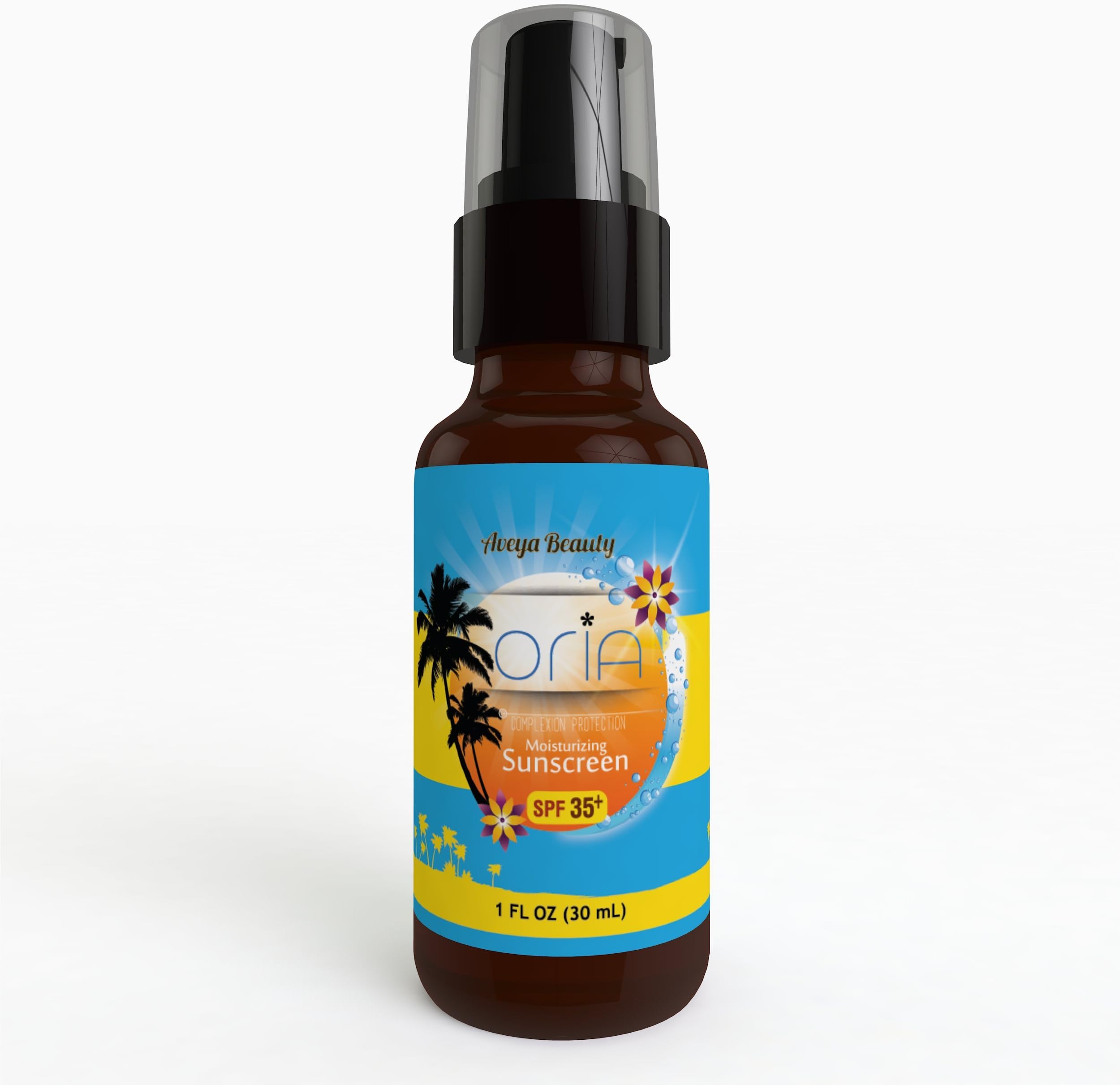 Best Natural Sunscreen - Sensitive Skin Friendly Sunblock - Love It Or Your Money Back! Huge 1oz Bottle @SPF 35+. Non-Toxic, Perfect Protection For The Whole Family