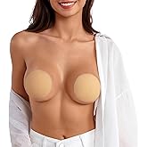 Rosefly Non-Adhesive Nipple Covers for Women, Reusable Medical Grade Silicone Pasties, Hypoallergenic & Invisible