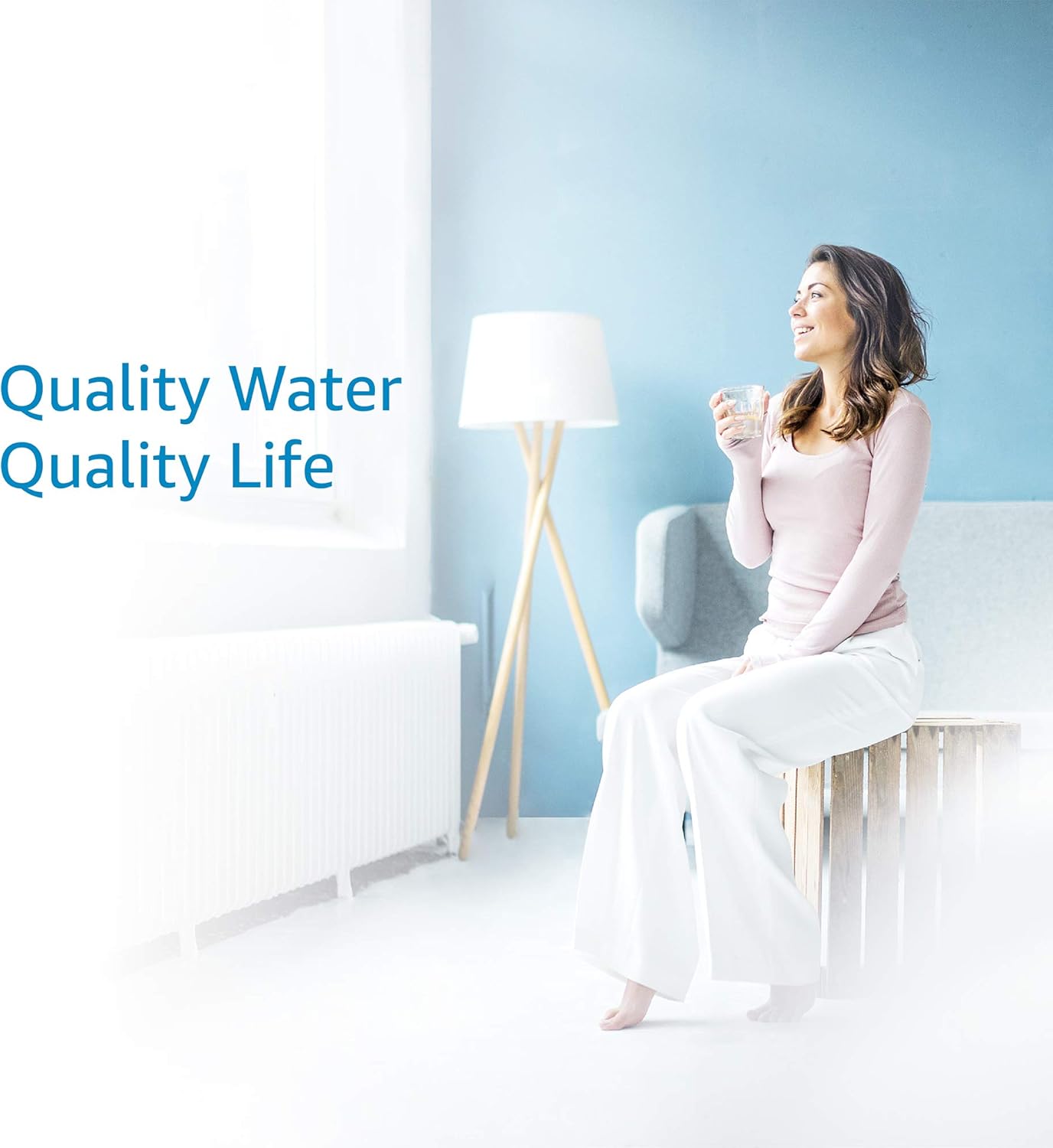 AQUA CREST Faucets Filter Cartridge BPA Free, Compatible with Brita Tap Water Filtration System - Chrome (Pack of 2): Kitchen & Dining