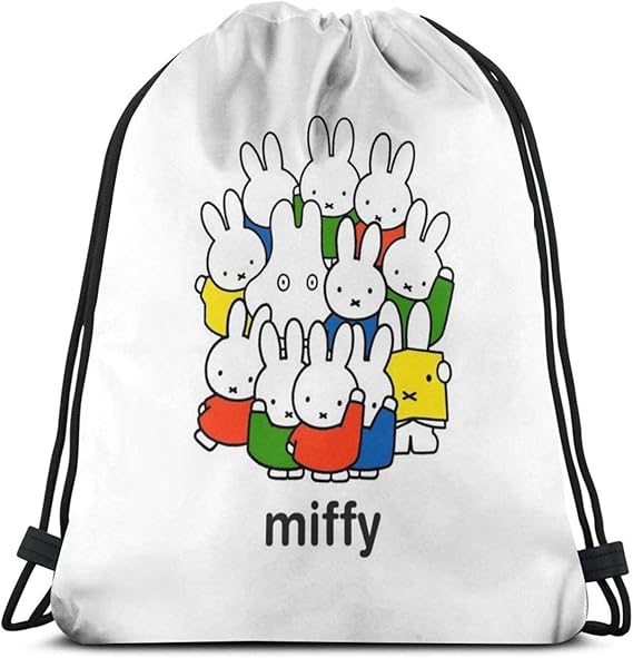 Amazon Co Jp ミッフィー Miffy ナップサック ジムサック プールバック 巾着バック スポーツバック 体操服入れ 大容量 軽量 部活 ジム バスケ 遠足 水泳 男の子 女の子 アニメ キャラクター 服 ファッション小物