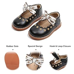 Felix & Flora Toddler Little Girl Black Mary Jane