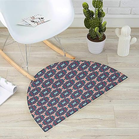 Amazon Com Traditional Semicircle Doormat Moroccan Mosaic Tiles