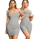 Popilush Summer Dresses for Women 2025 - Club Dress Cocktail Shapewear Mini Dress Spaghetti Straps Dinner Date Night Bodycon