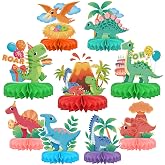 Dinosaur Birthday Party Supplies Kit - Dinosaur Themed Table Decorations with Honeycomb Centerpiece for Splendid Birthday Party Decorations