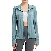 baleaf Women's Sun Protection Jacket Hoodie Clothing Lightweight Long Sleeve Sun Cover Up Shirt