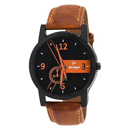 john morgan Analogue Black Dial Mens Watch