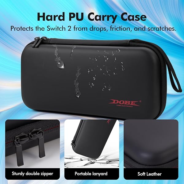 18-IN-1 ACCESSORIES BUNDLE COMPATIBLE WITH NINTENDO SWITCH 2, CARRY CASE SET, PROTECTION BUNDLE WITH 2X COMFORT GRIPS, 6X THUMB GRIP CAPS, 6X PRECISION RINGS, SILICONE COVER & 2X TEMPERED GLASS