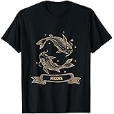 Pisces Zodiac Sign Symbol Horoscope T-Shirt