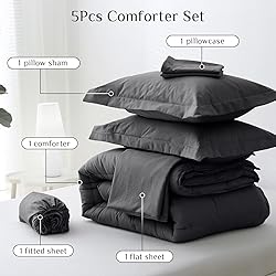 JOLLYVOGUE Twin Comforter Set, Ultra-Soft Bed in a