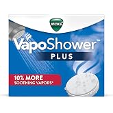 Vicks, VapoShower Plus, Shower Steamers, Eucalyptus Shower Steamer &amp; Menthol Scent, Clean Dissolving Vapor Shower Tablets, Aromatherapy Shower Steamer &amp; Shower Bombs, 12 count